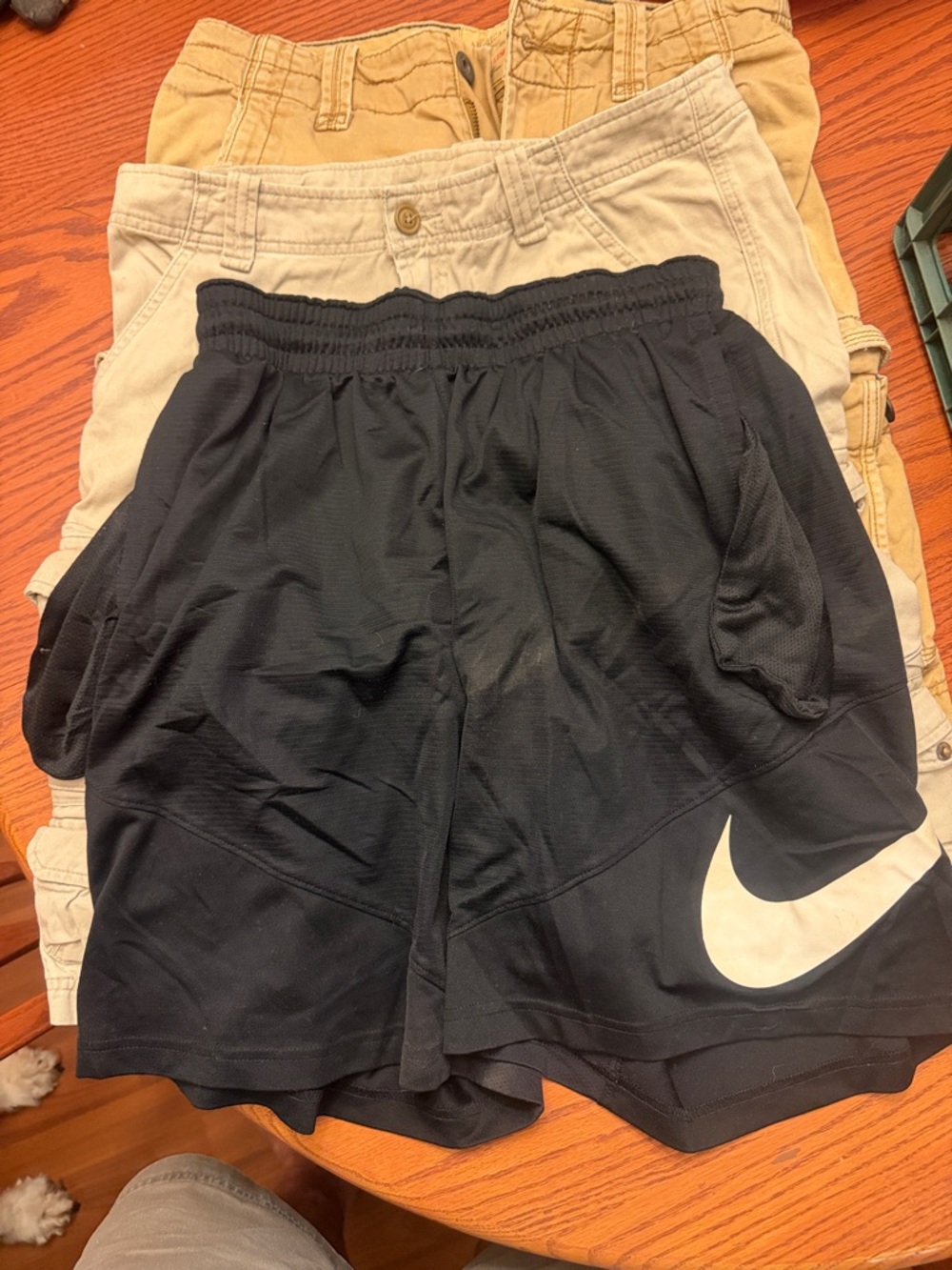 Nike Black Men’s Training Shorts with White Swoosh